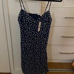 Pacsun LA hearts Mini summer dress navy flowers
